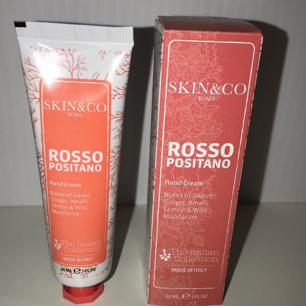 SKIN&CO Rom Rosso Positano hand cream 1oz NEW